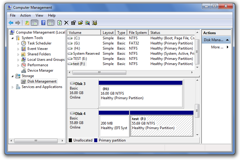 Computer management command in windows 8.1